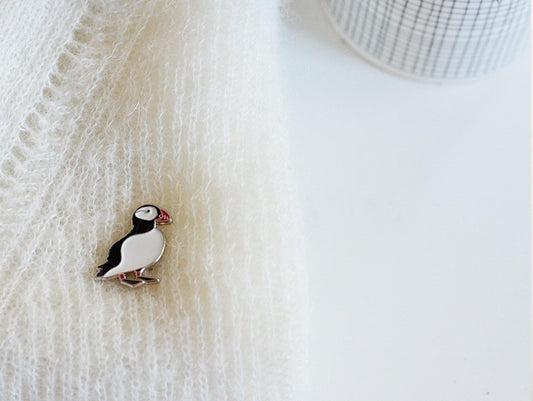 Nouvelle petite broche pins macareux en ligne ! - Green and Paper