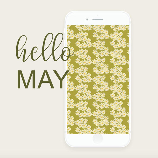 Hello may, voici le nouveau Fond d'écran du mois de mai 2022 - Green and Paper