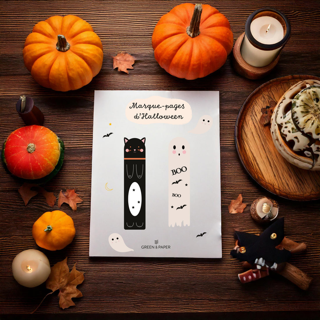 Des Marque-Pages Terrifiants pour Halloween à Découper ! 🎃