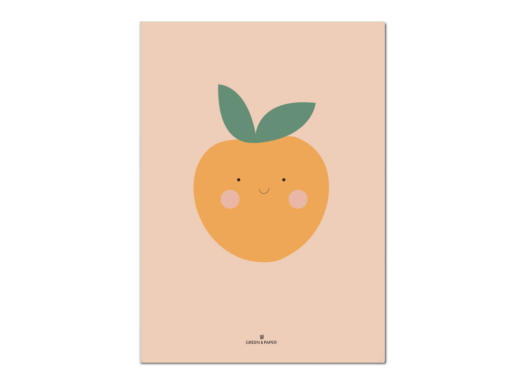 Analyzing image affiche-pour-enfant-petite-clementine-green-and-paper