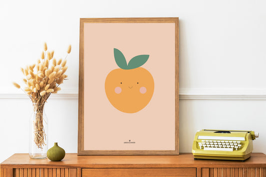 Analyzing image affiche-pour-enfant-petite-clementine-green-and-paper