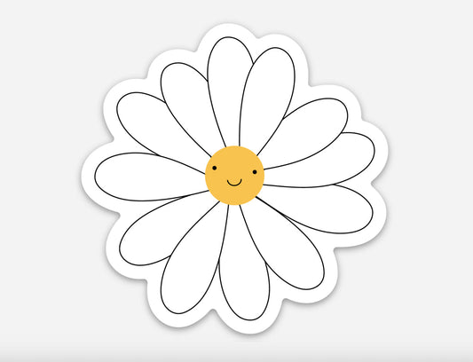 Aimant marguerite Green and Paper