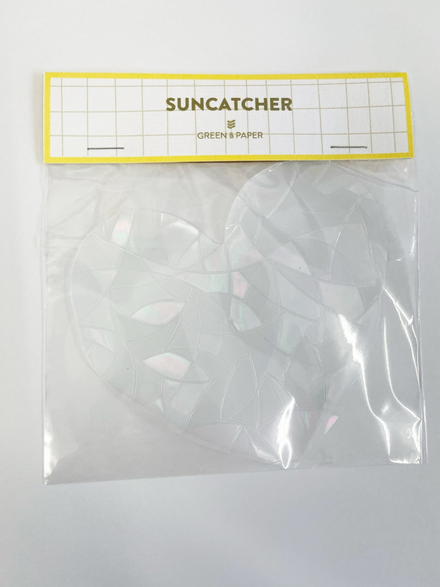 Sun catcher attrape soleil fleurs Green and Paper