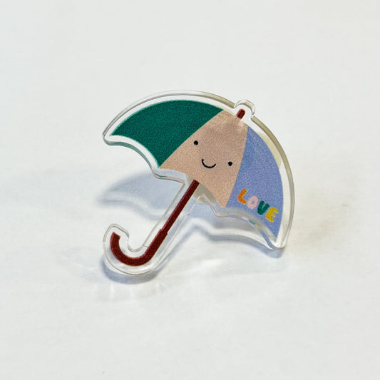 Pin's poulette à skate Green and Paper