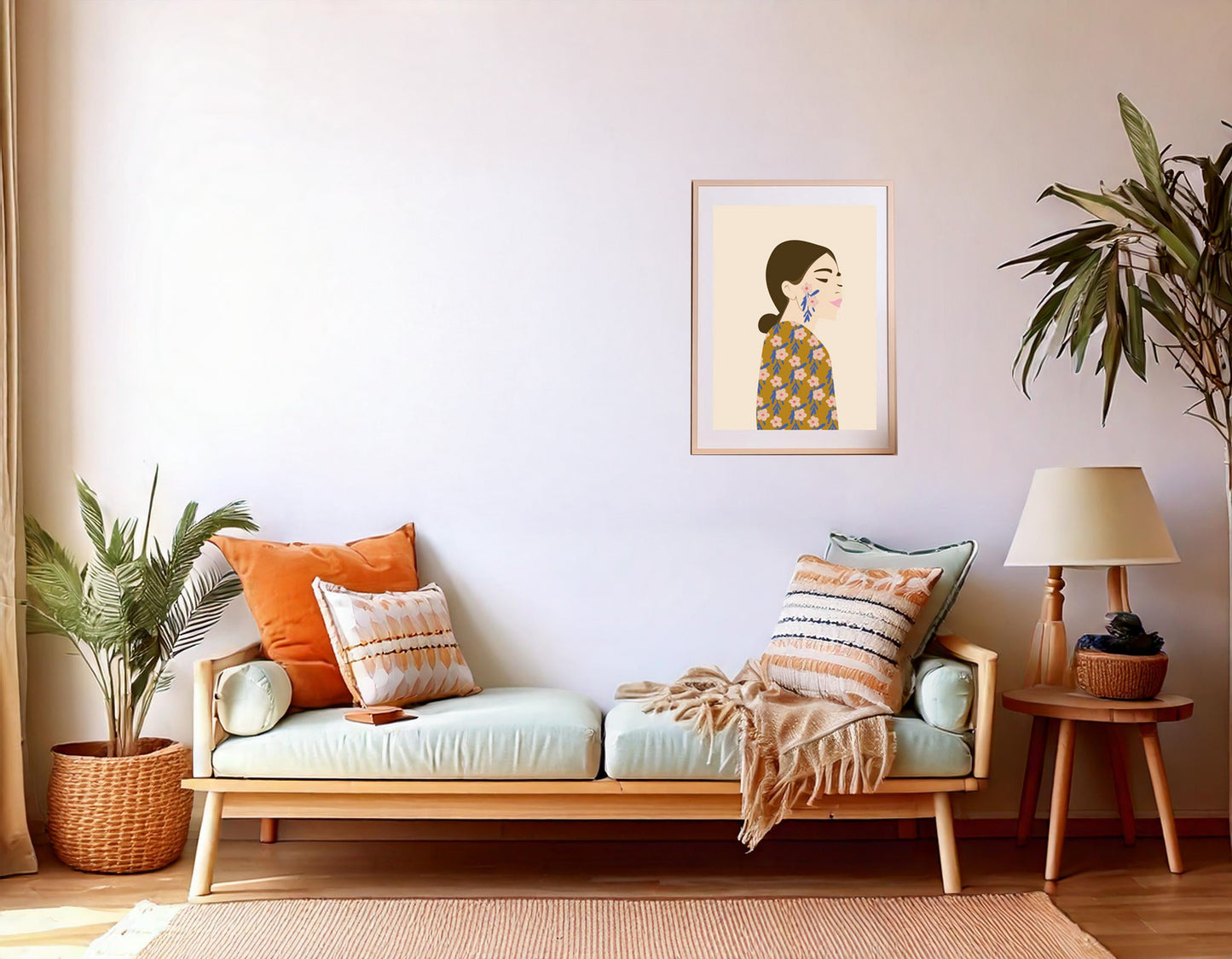Affiche maison japonaise Green and Paper