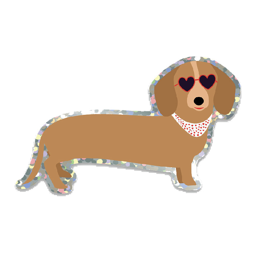 Sticker but first coffee pailleté Green and Paper