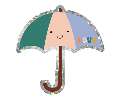 Sticker crevette pailleté Green and Paper