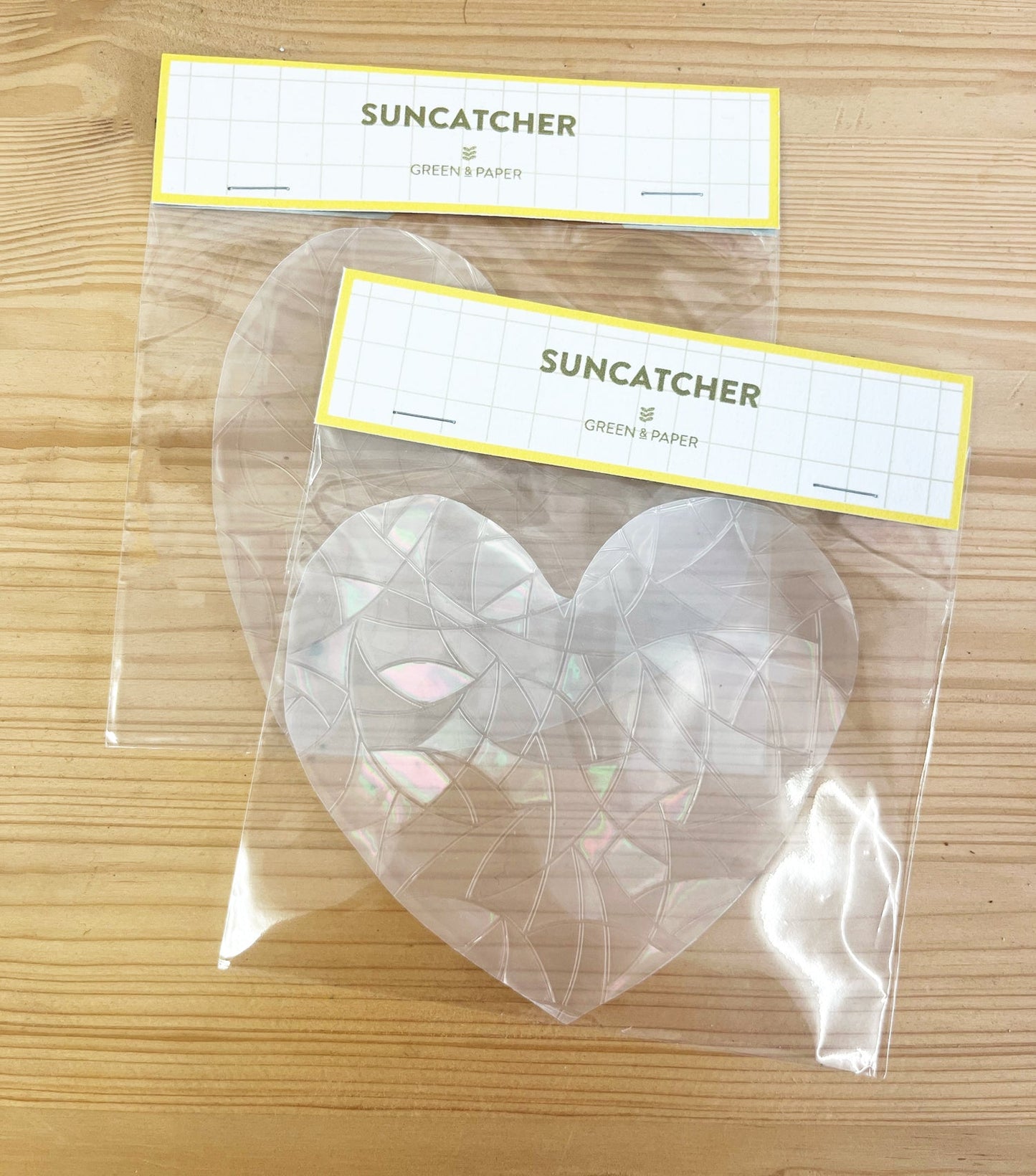 Sun catcher attrape soleil fleurs Green and Paper