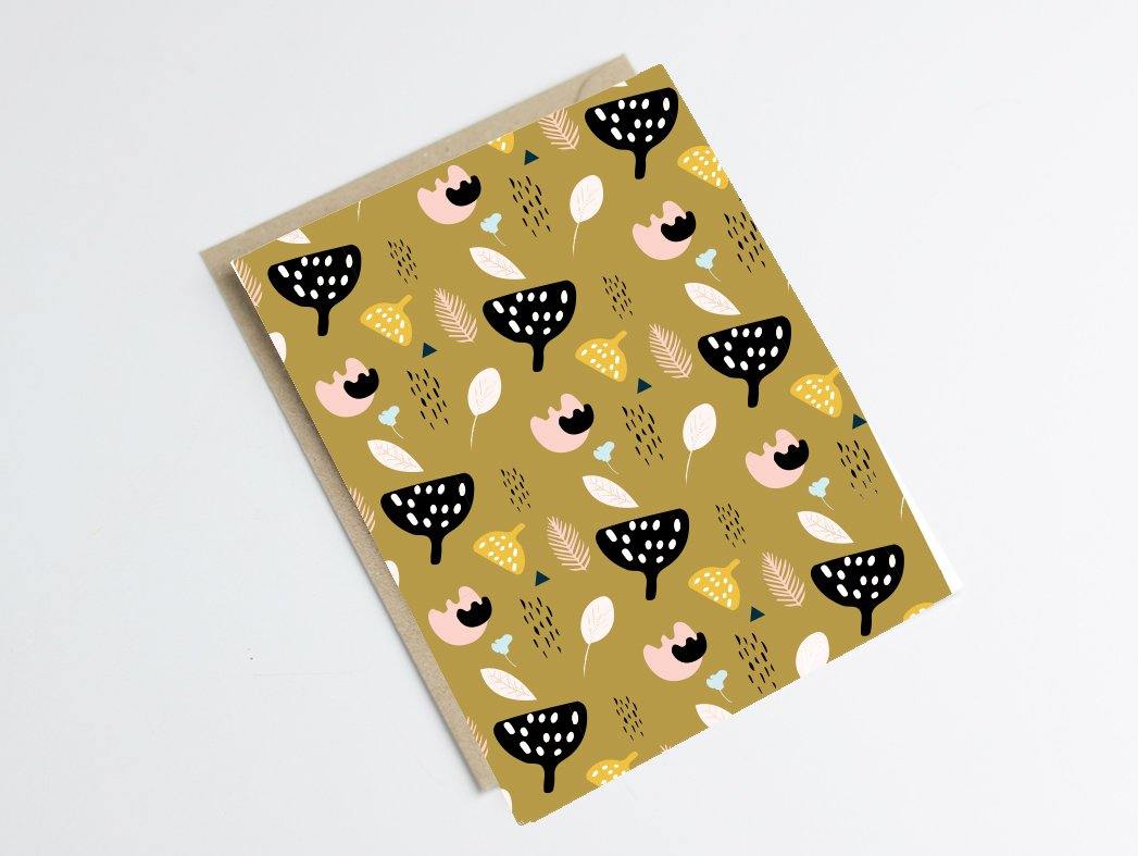 Carte moutarde Green and Paper
