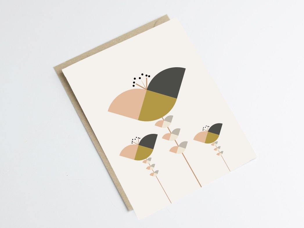 Carte mina Green and Paper