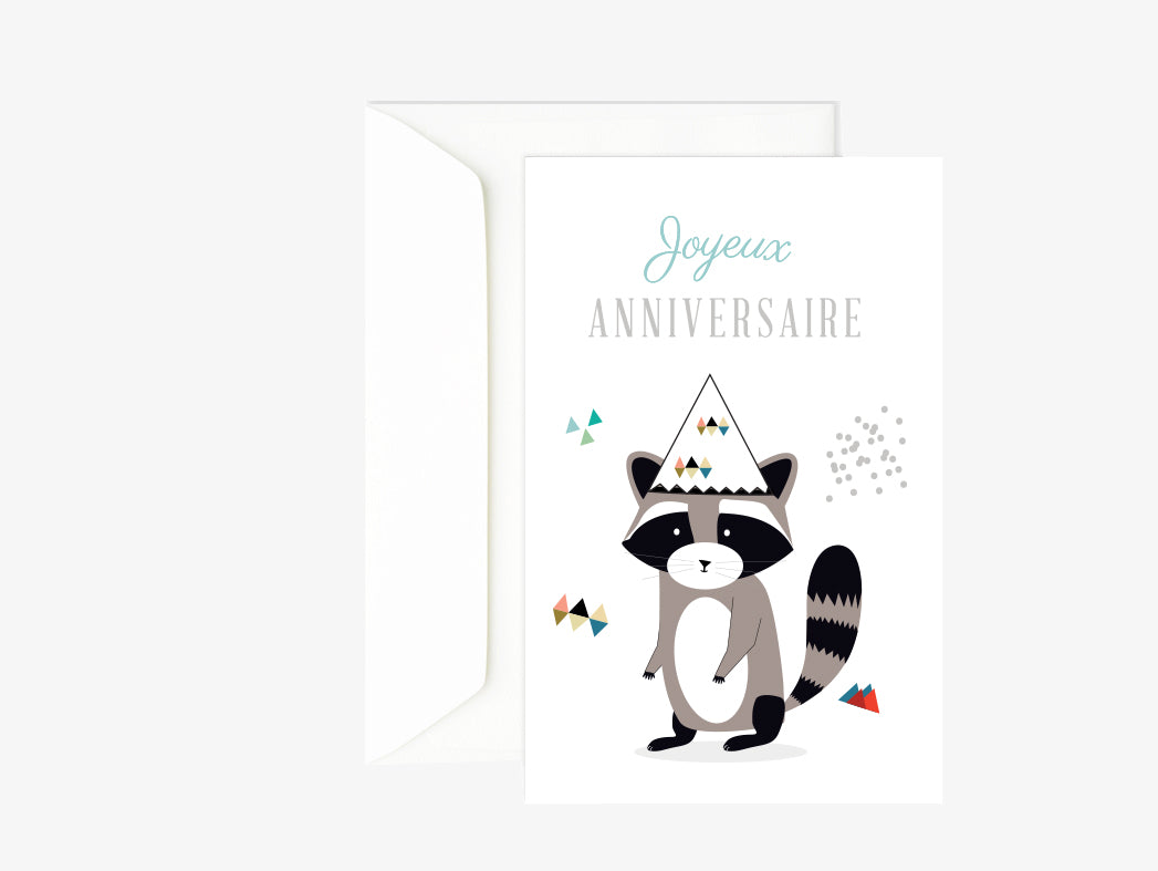 Carte à offrir Joyeux Anniversaire Chat