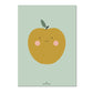 affiche petite pomme green and paper