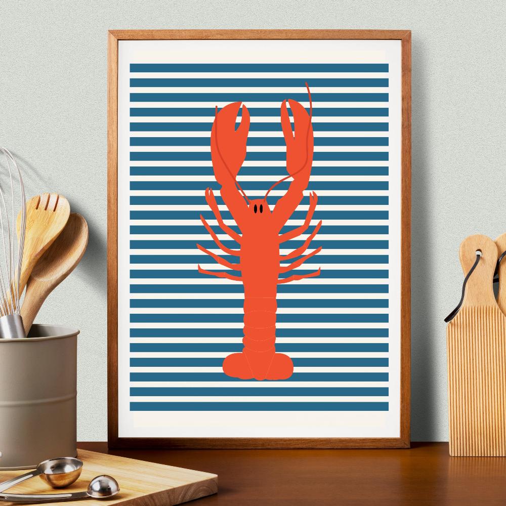 affiche-homard-pour-la-cuisine-green-and-paper-salon