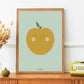 affiche petite pomme green and paper