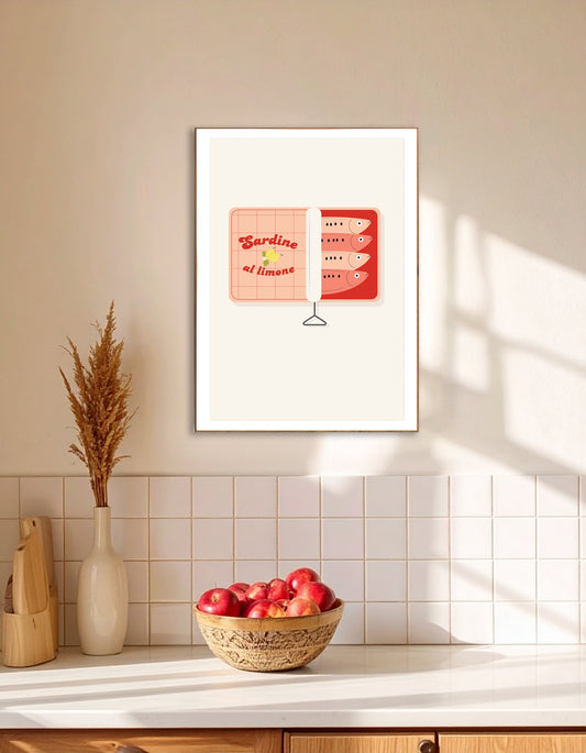 Affiche boite de sardines Green and Paper