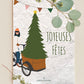 Carte à planter joyeuses fêtes vélo cargo Green and Paper