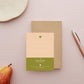 carte cadeau green and paper