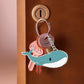 Porte-clefs baleine bleue Green and Paper